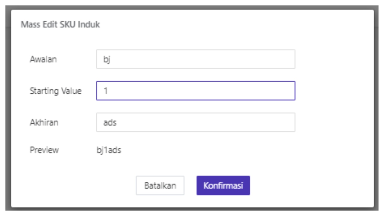 cara membuat SKU penjual di tiktok